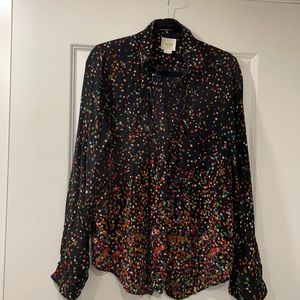 Anthropologie Maeve Long-sleeve Blouse